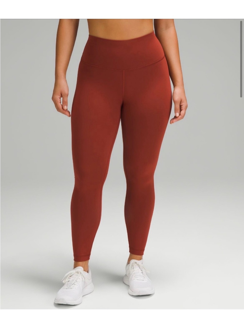 Lululemon Wunder Train High Rise 25” in Terra Orange